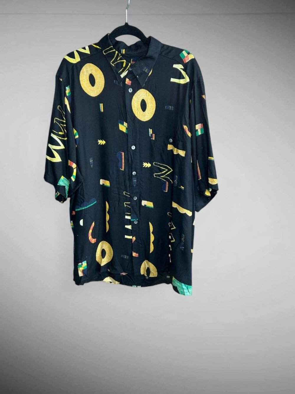 Casa Moda Original Spirit Men's German Atomic Print Shirt Size 2X